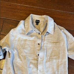 10/12 Grey Kids Button-Down Shirt